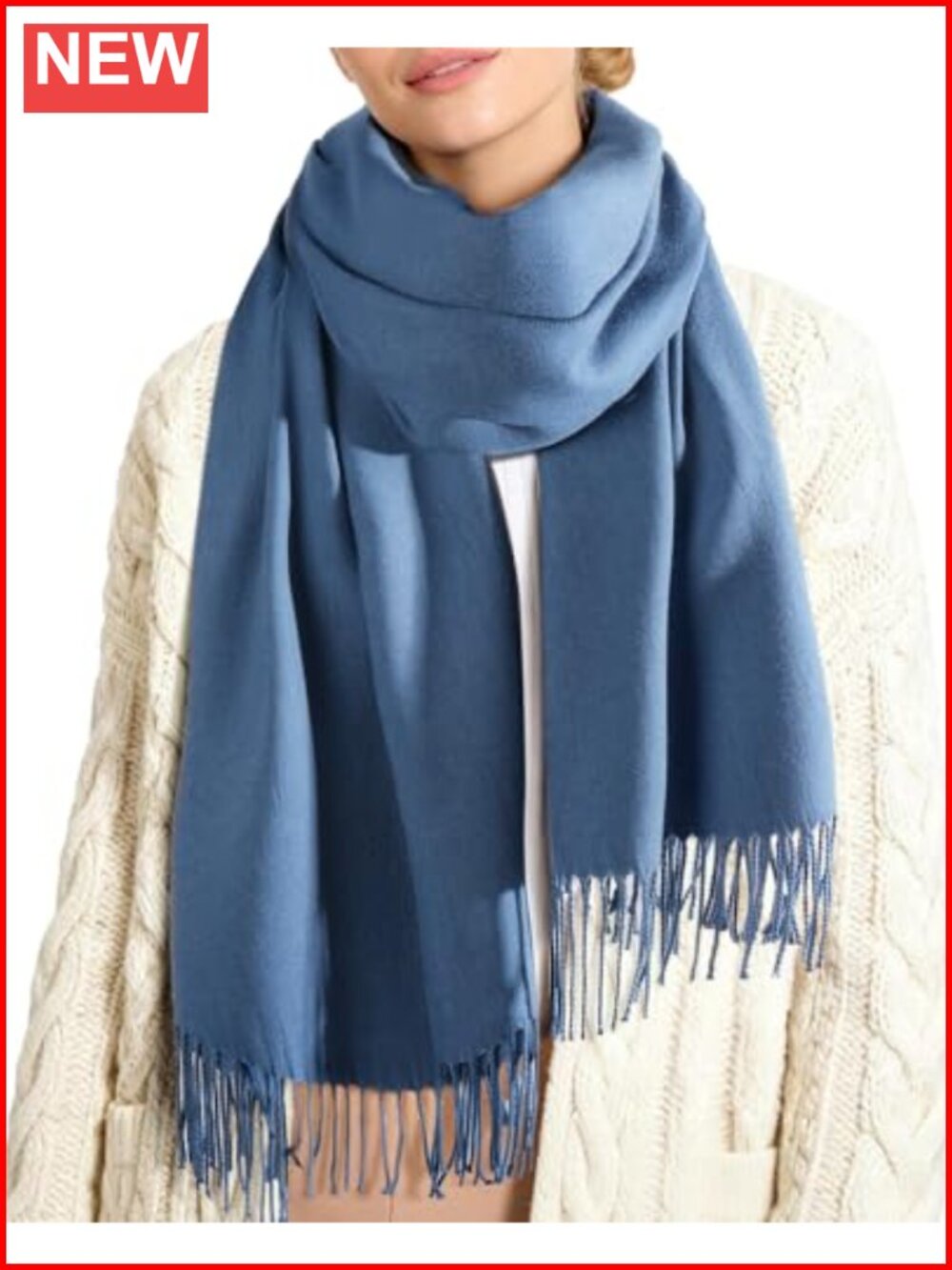 Soft Shawl Wrap Scarf for Wedding Travel - Long Pashmina